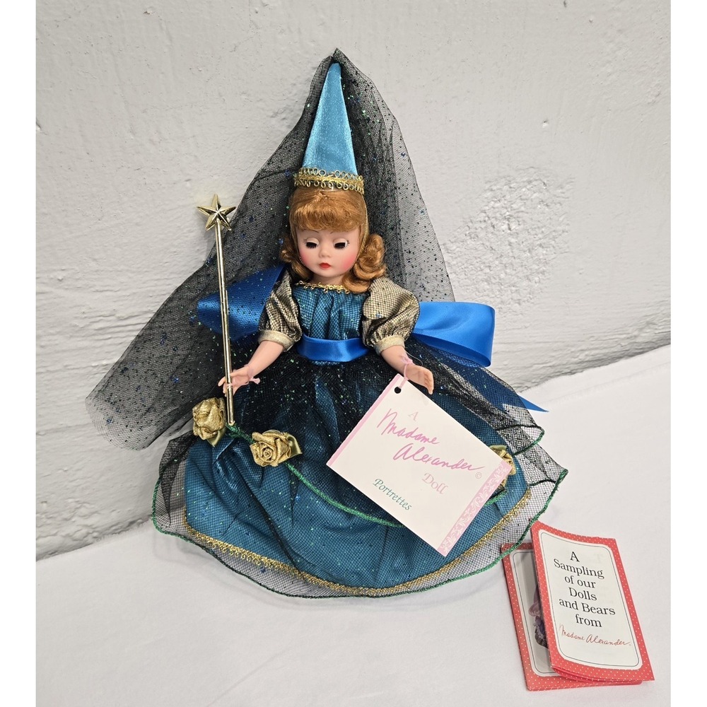 Madame Alexander Doll  Fairy Godmother #1156 Portrettes Fairtale Blue Gold 1993